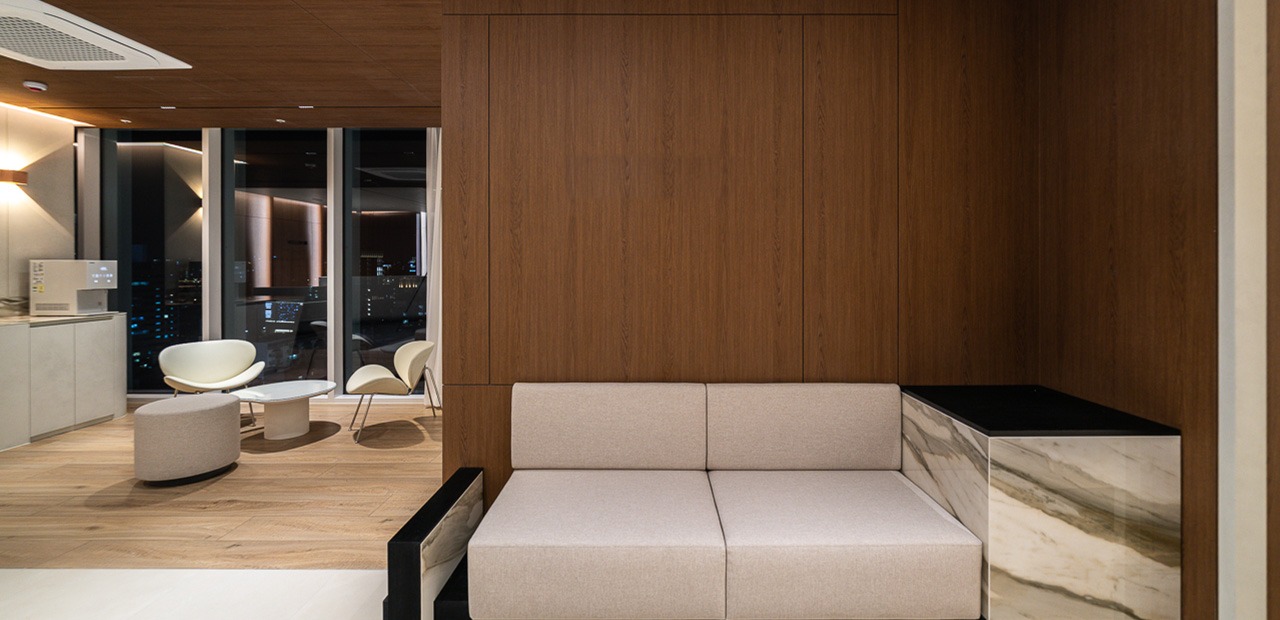 오벨피부과 대기 공간
